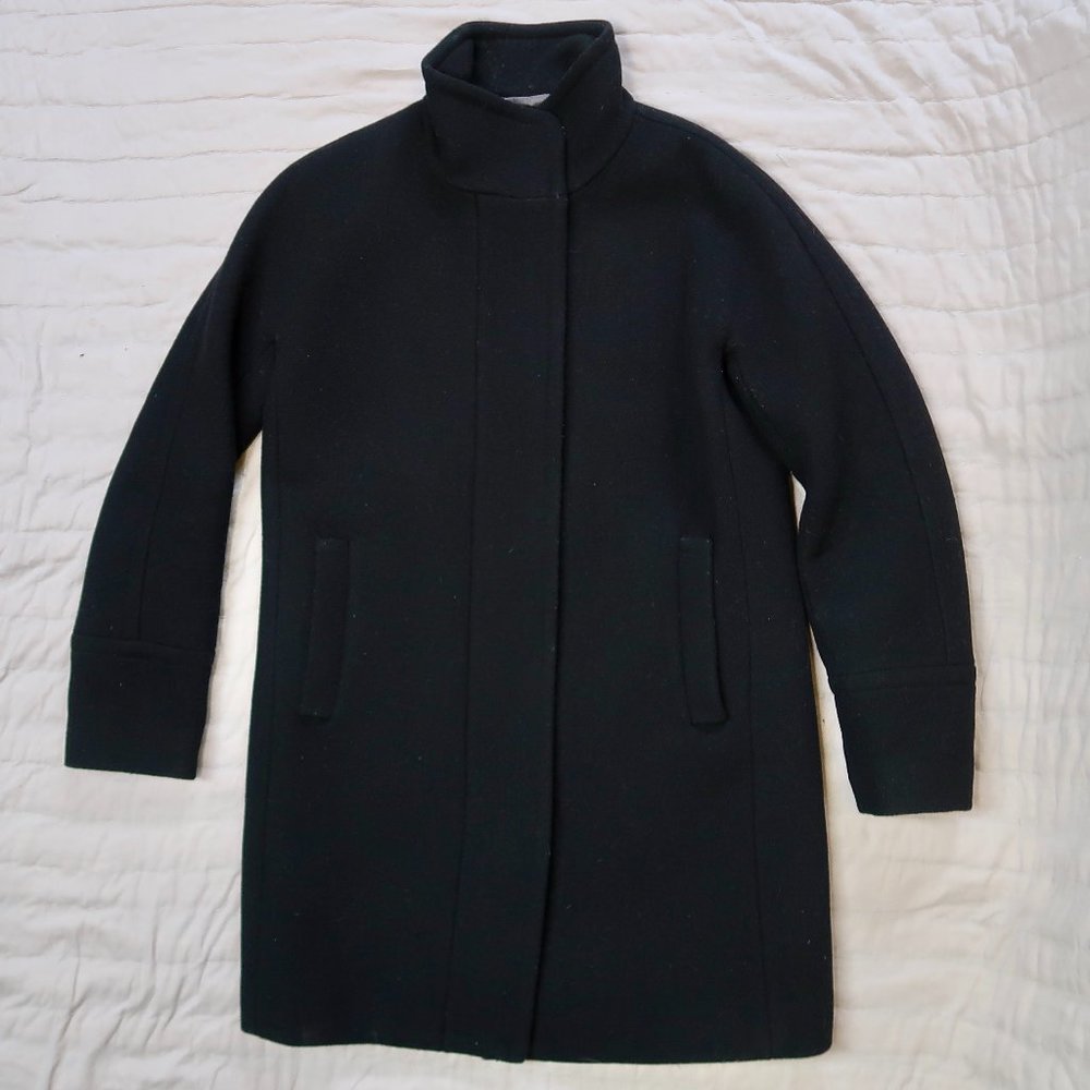 J Crew Cocoon Coat Stadium Cloth size 4